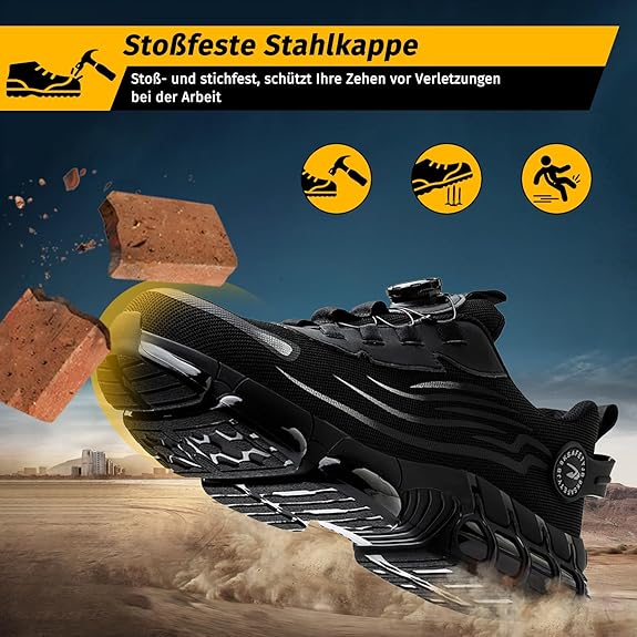 Arbeitsschuhe mit Stahlkappe